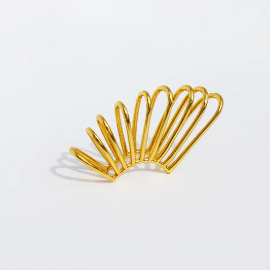 Aurelia Open Loop Gold Ear Cuff