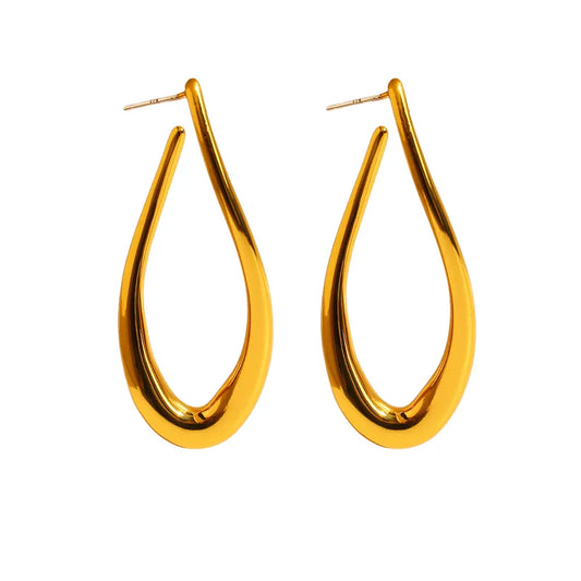 Molten Flow Drop Earrings
