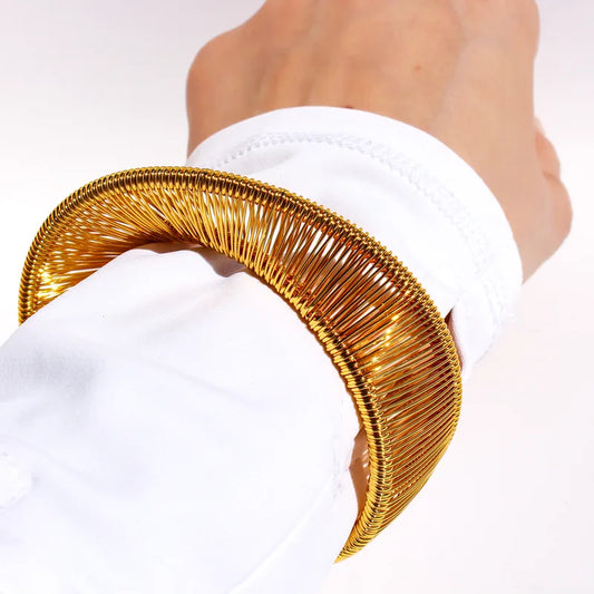 Braided Wire Statement Cuff