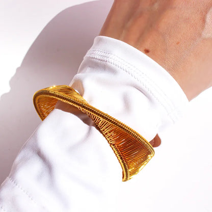 Braided Wire Statement Cuff