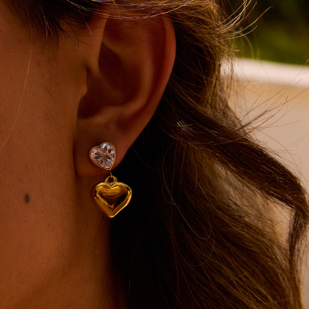 Heartshine Drop Earrings