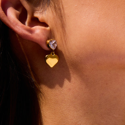 Heartshine Drop Earrings