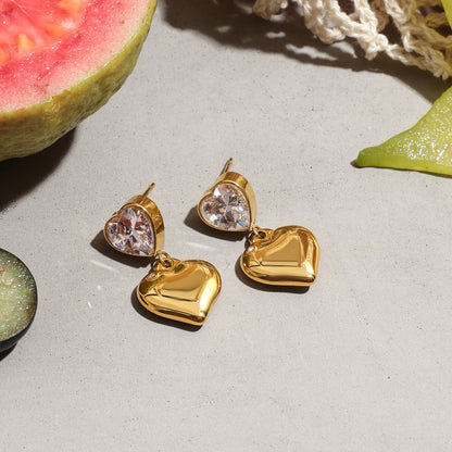 Heartshine Drop Earrings