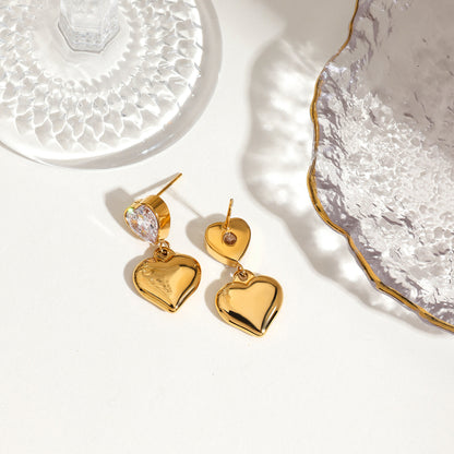 Heartshine Drop Earrings