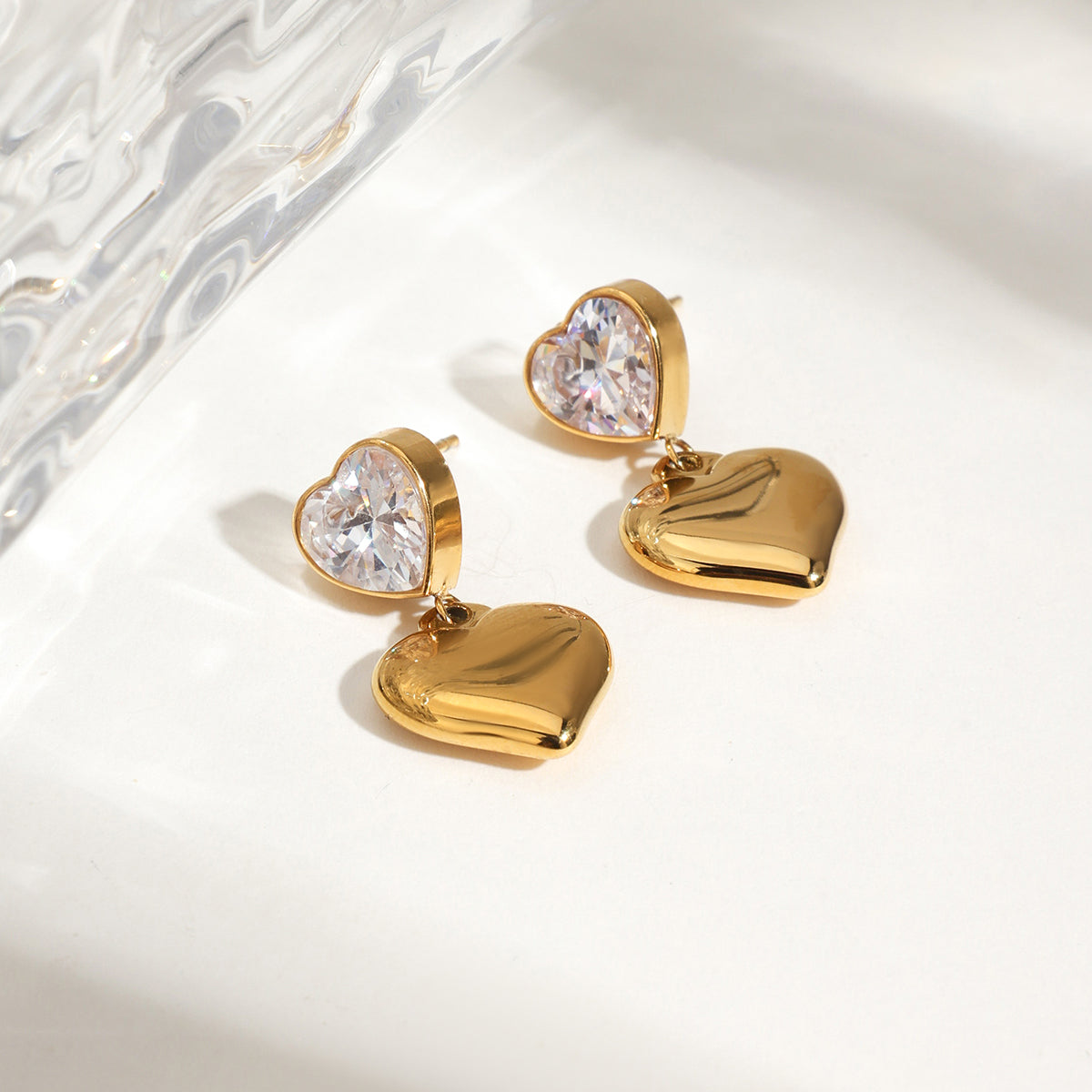 Heartshine Drop Earrings