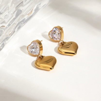 Heartshine Drop Earrings