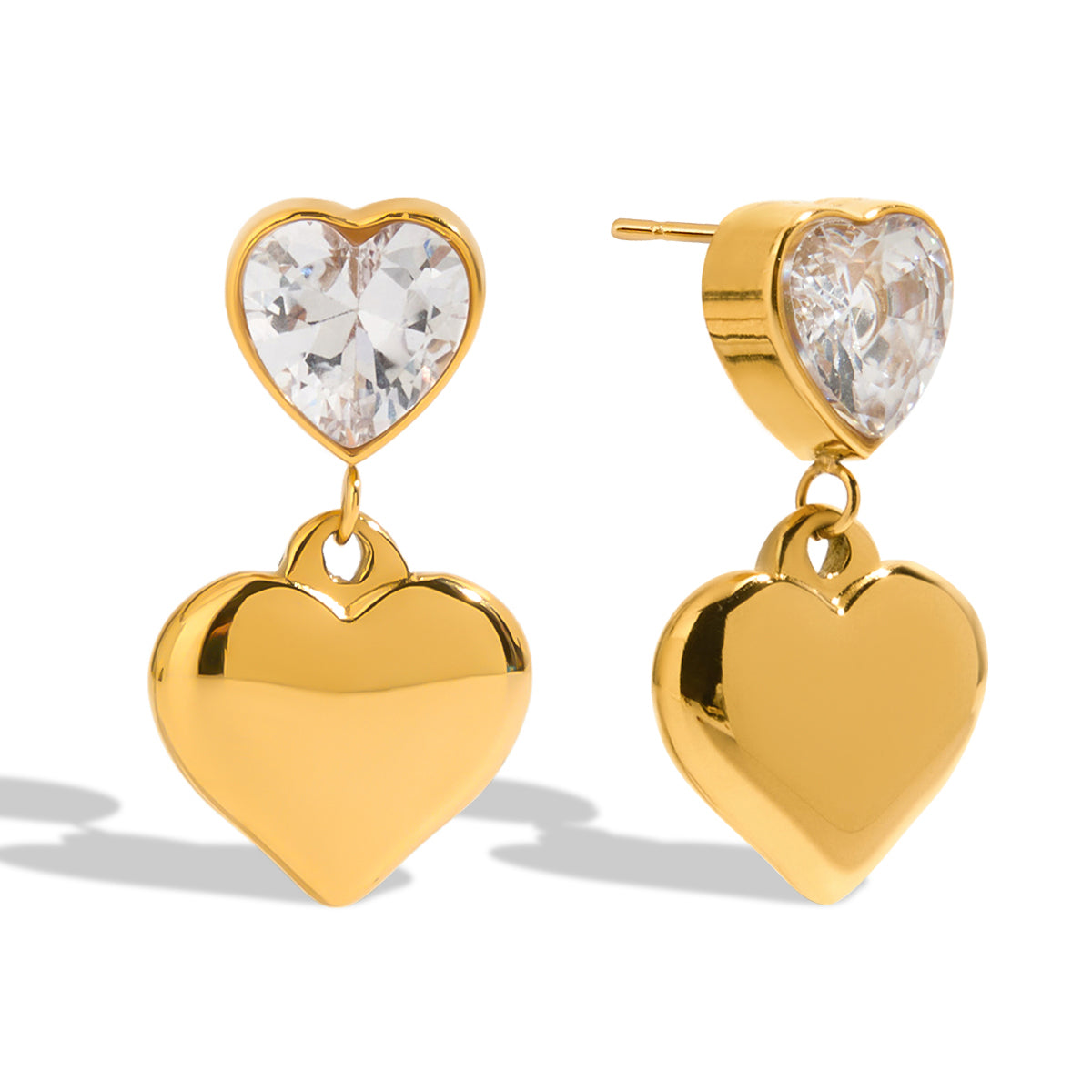 Heartshine Drop Earrings