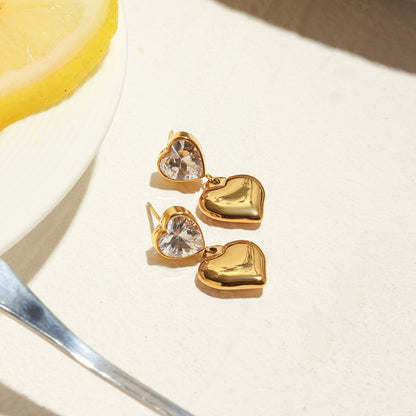 Heartshine Drop Earrings