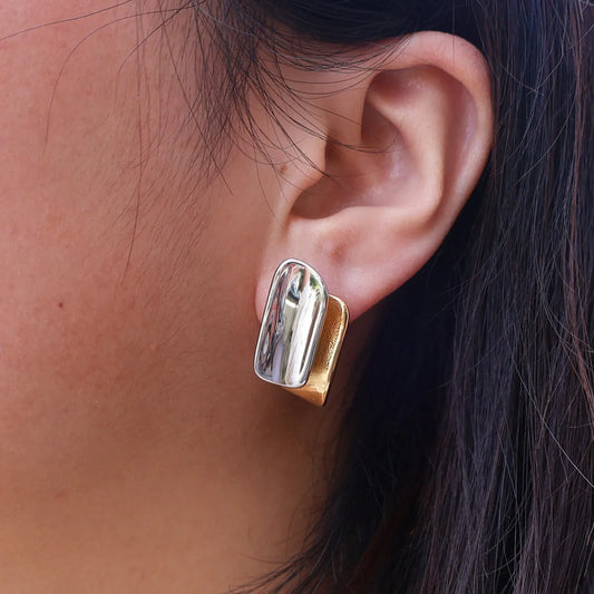 Astra Sculpted Stud Earrings