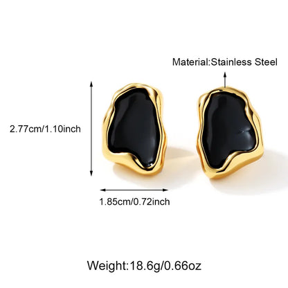 Aura Drip Stud Earrings