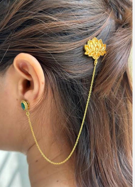 Padmini Lotus Hair Chain