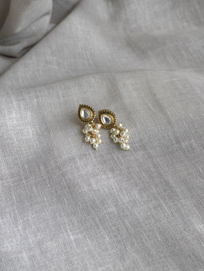 Aarna Kundan Mini Drop Earrings