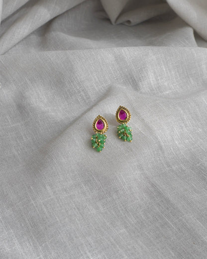 Aarna Kundan Mini Drop Earrings