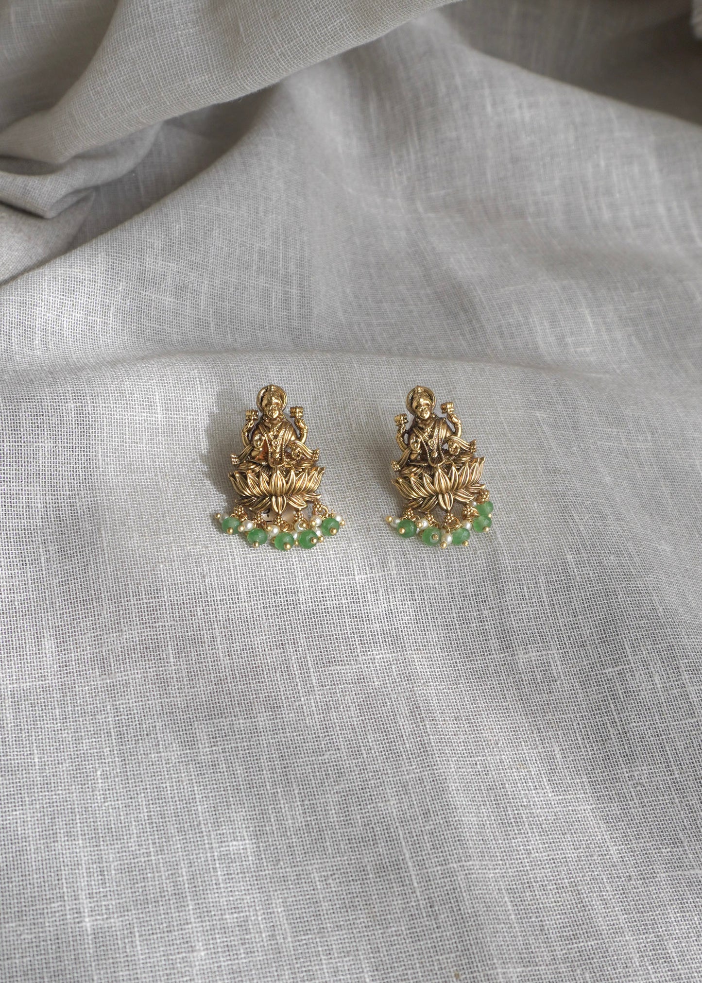 Temple Stud Earrings