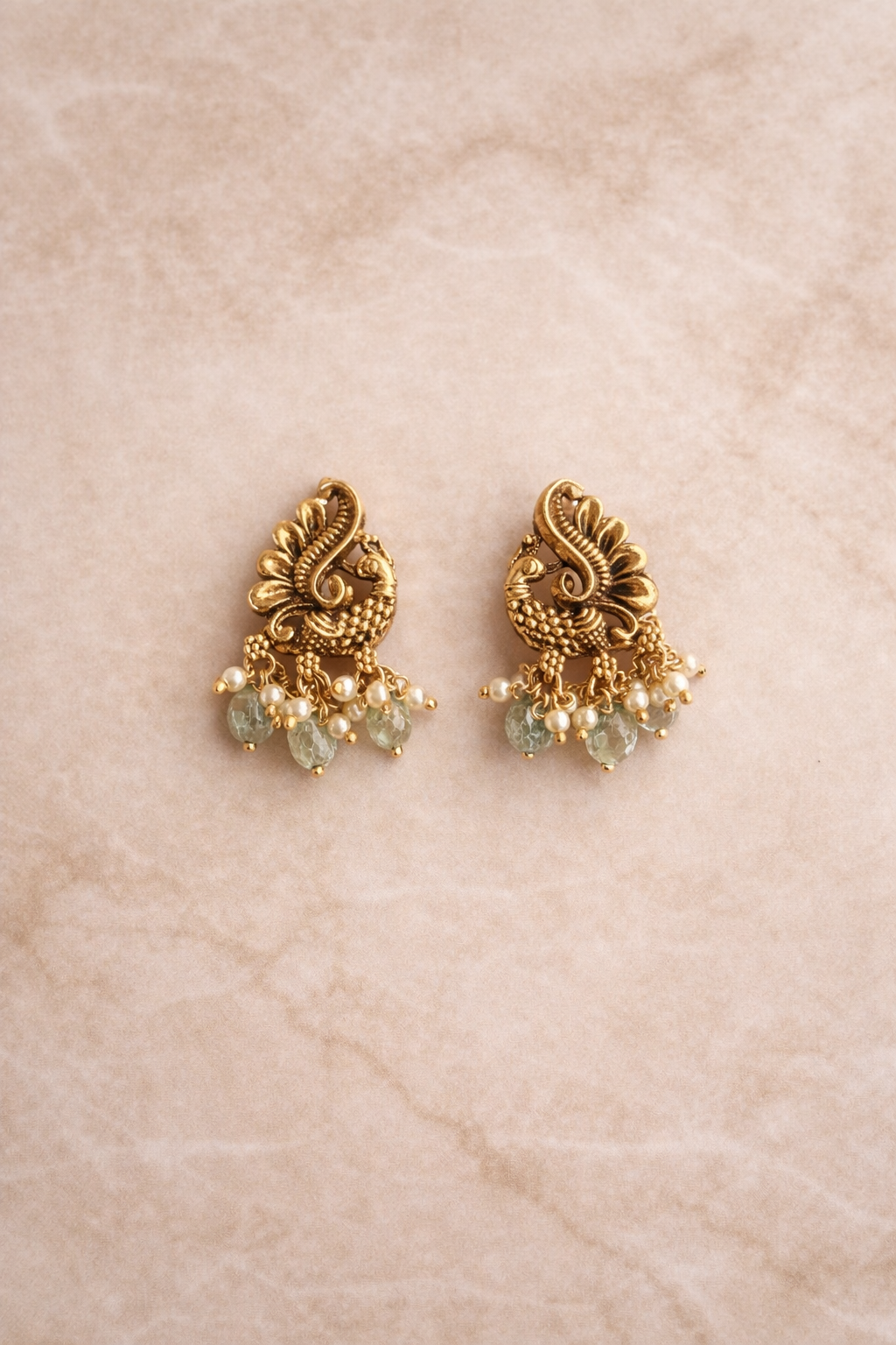 Mayuri Pearl Drop Stud Earrings