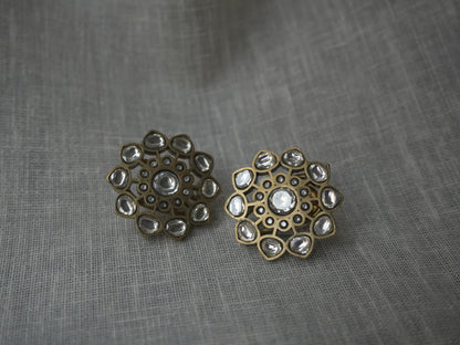 Regalia Polki Floral Studs